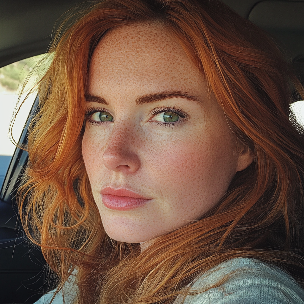 A woman driving a car | Source: no source