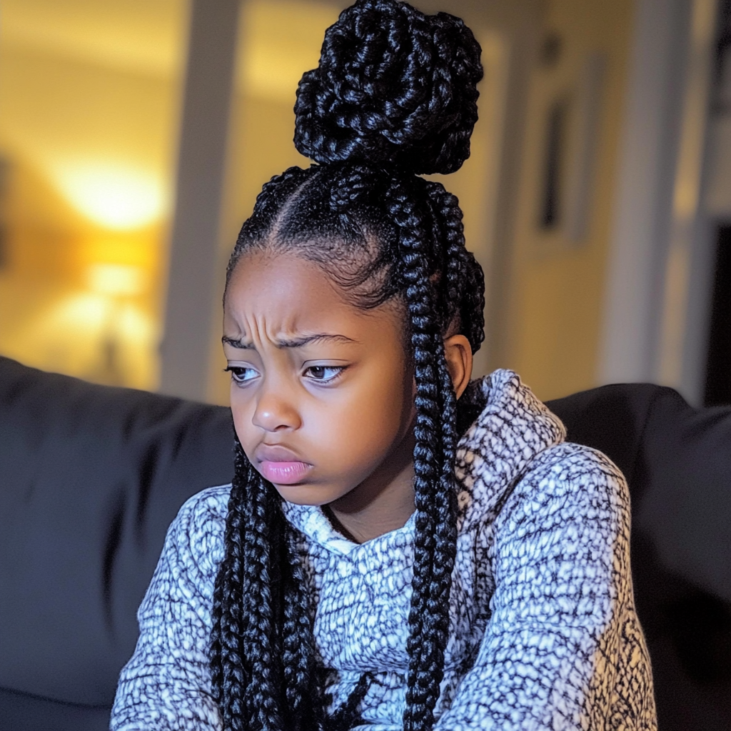 An upset little girl | Source: No source