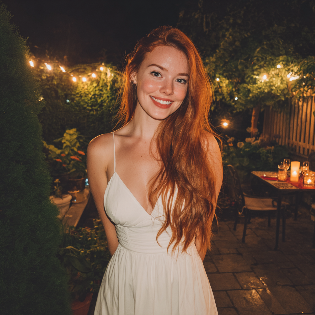 A smiling woman standing outside | Source: no source