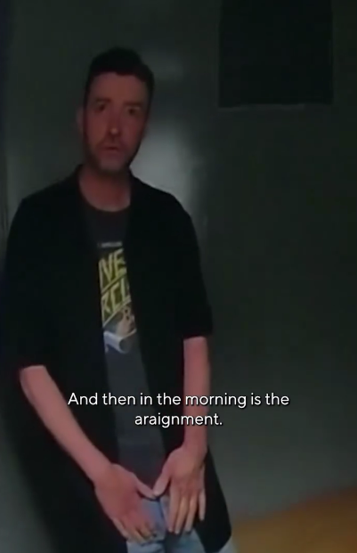 Justin Timberlake's DWI arrest bodycam footage, posted on March 22, 2026 | Source: Facebook/CBS News