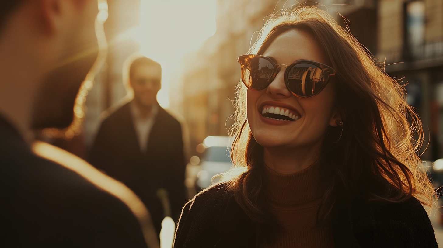 A woman in a sunglasses | Source: No source