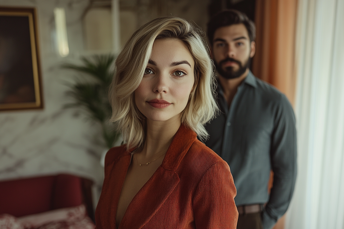 A man and woman in an apartment | Source: no source