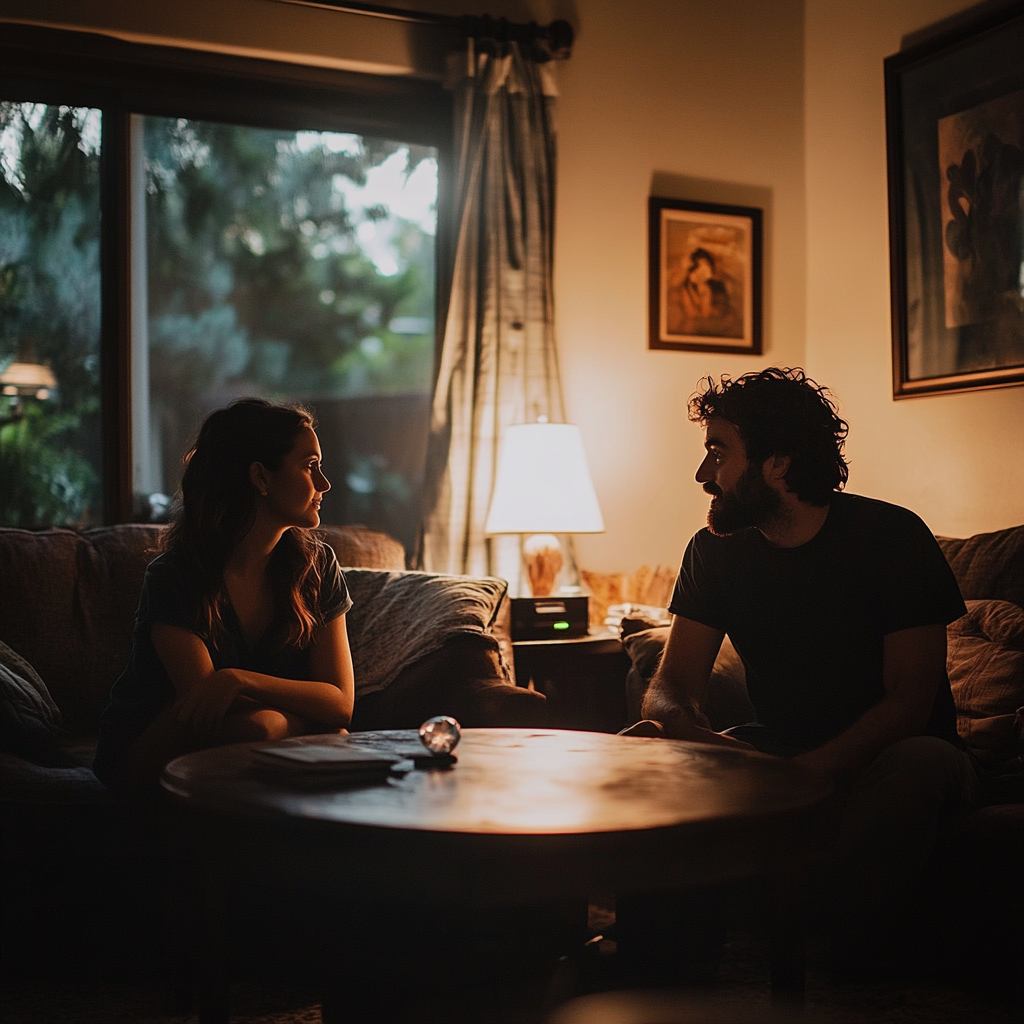 Couple having a serious conversation | Source: no source