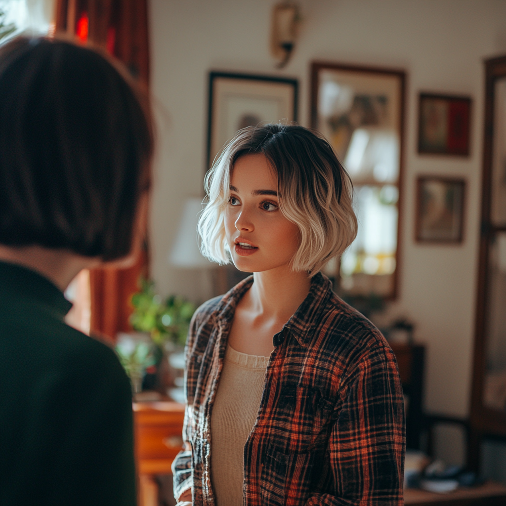 A puzzled woman talking to her mother-in-law | Source: no source