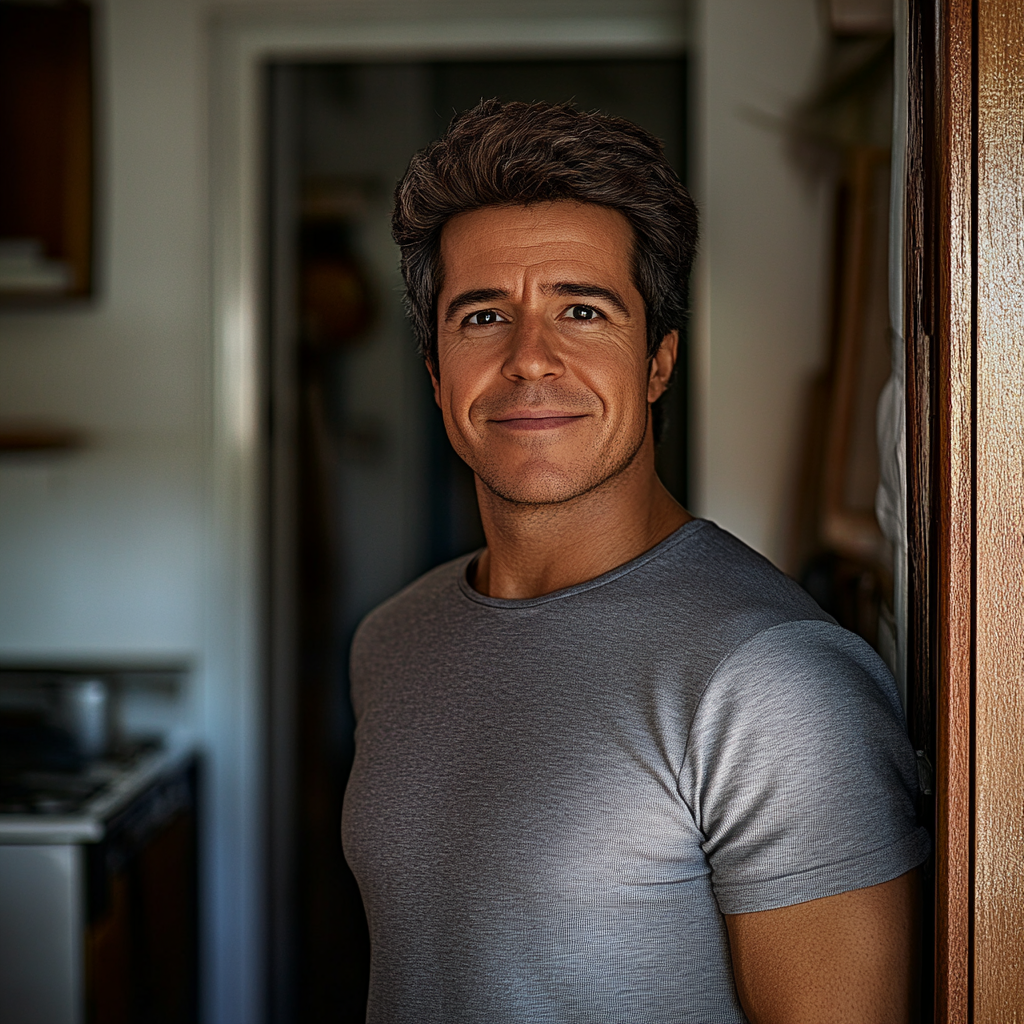 A man standing in his house | Source: No source