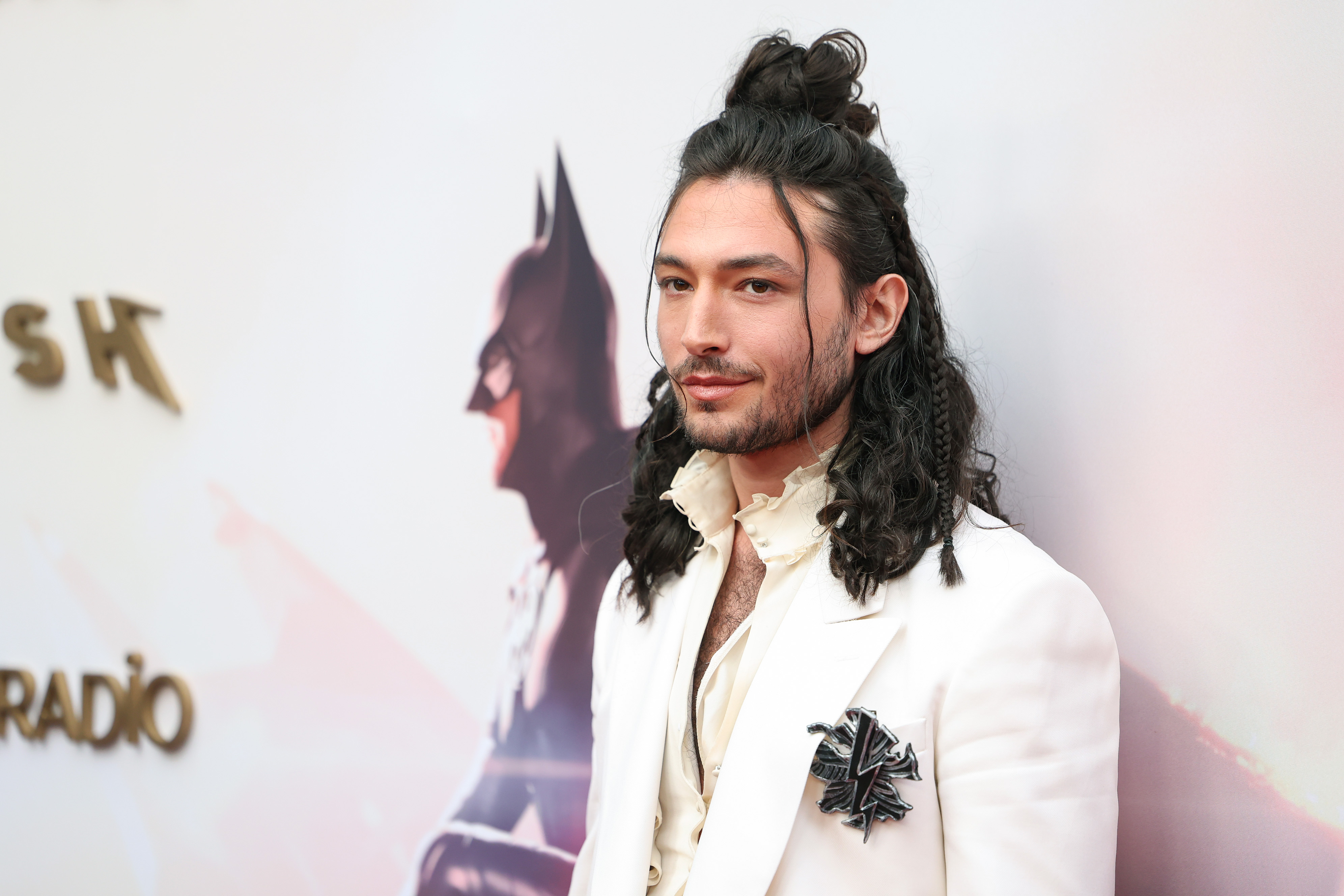 Ezra Miller attends the Los Angeles premiere of Warner Bros. "The Flash" at Ovation Hollywood in California on June 12, 2023. | Source: Getty Images
