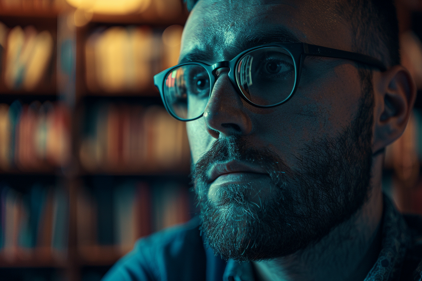A close-up shot of a man | Source: no source