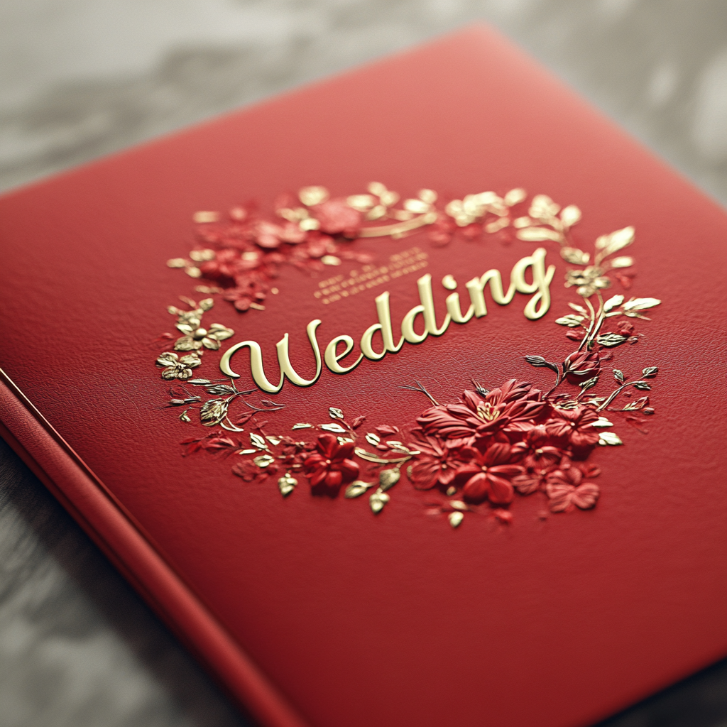 A wedding invitation card | Source: no source