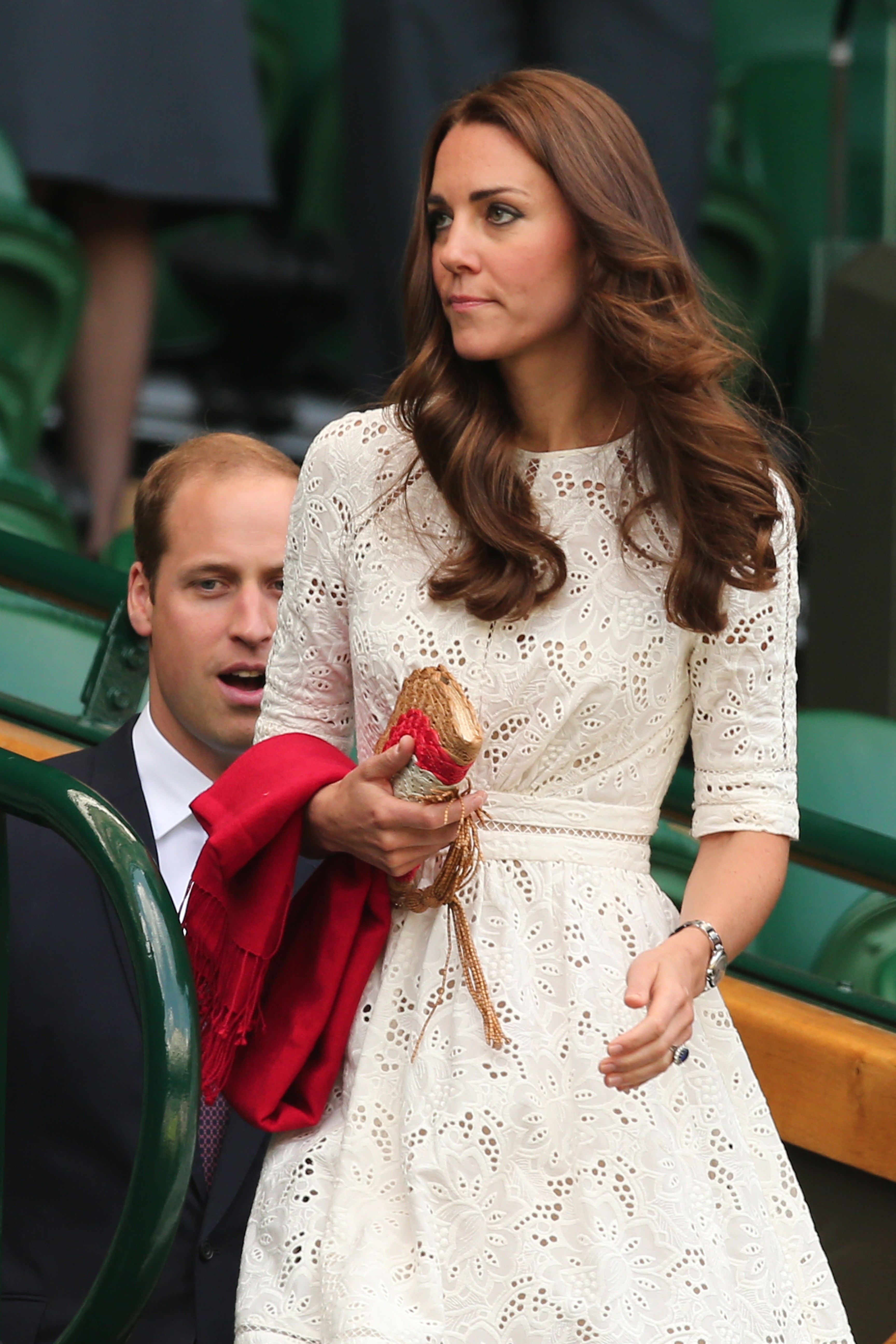 The Princess of Wales on day nine of the 2014 Wimbledon Championships at The All England Tennis Club in London on July 2. | Source:  Getty Images