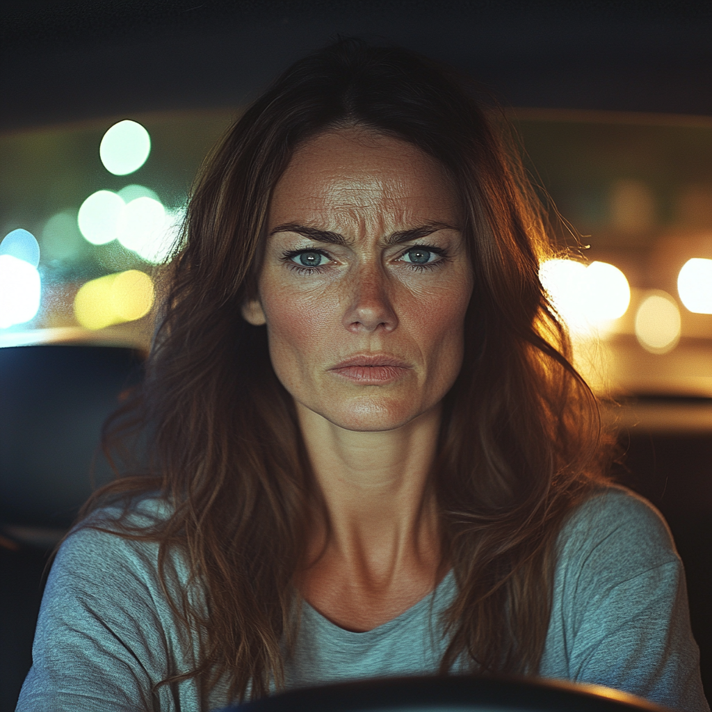 An angry woman driving | Source: no source