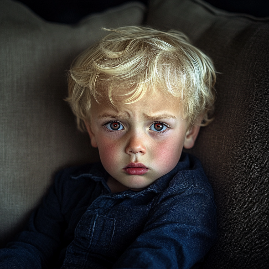 An upset little boy | Source: No source