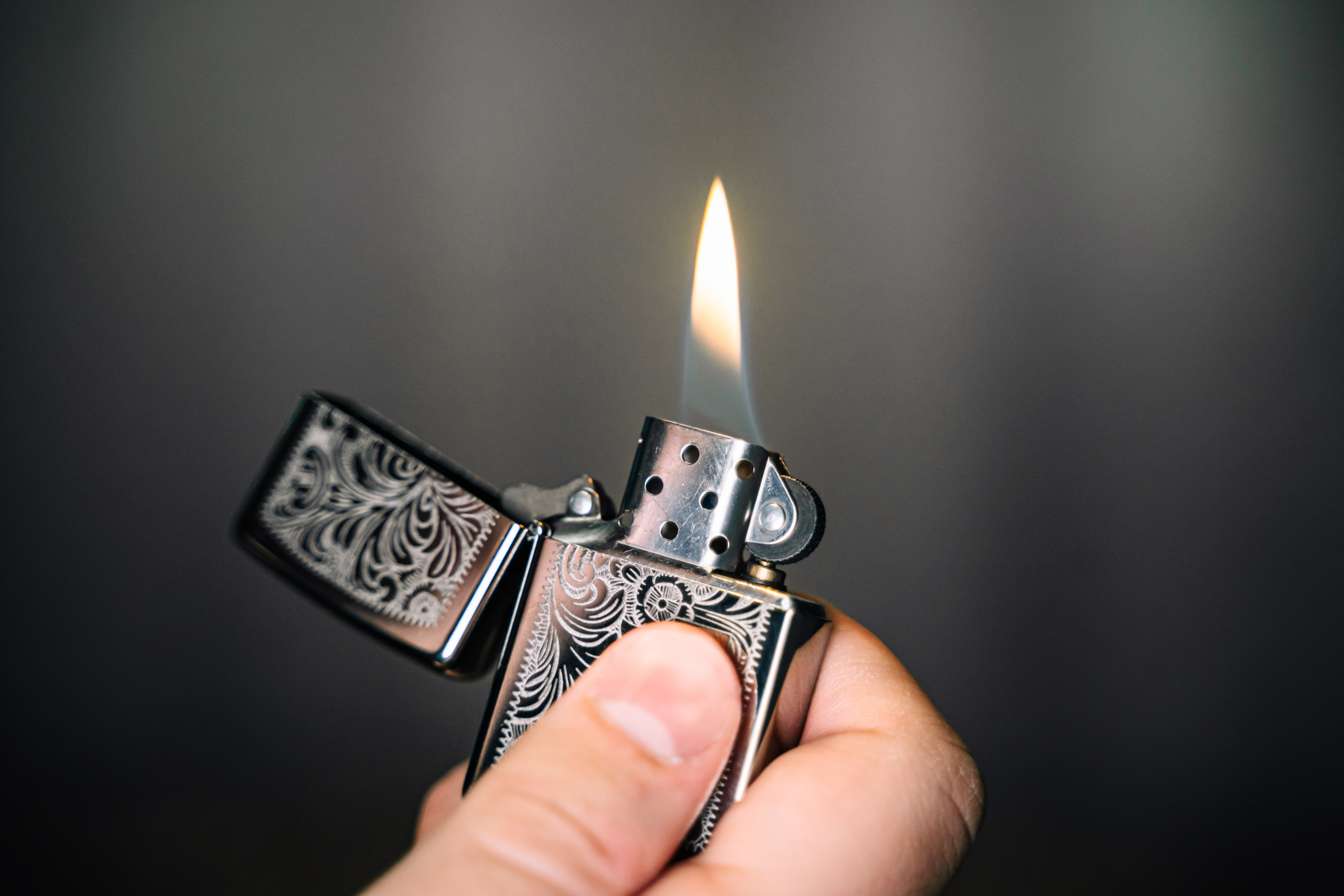 An vintage gasoline lighter | Source: Shutterstock