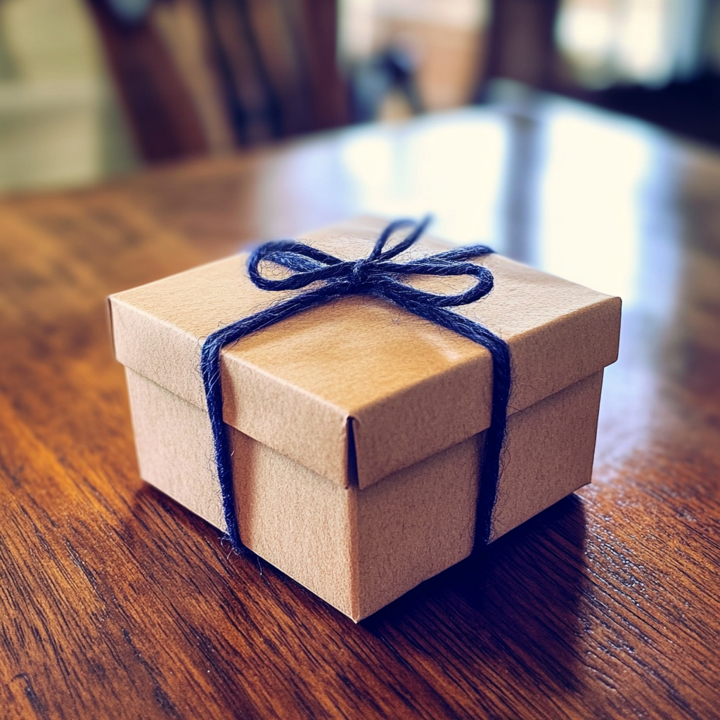 A small box on a table | Source: no source