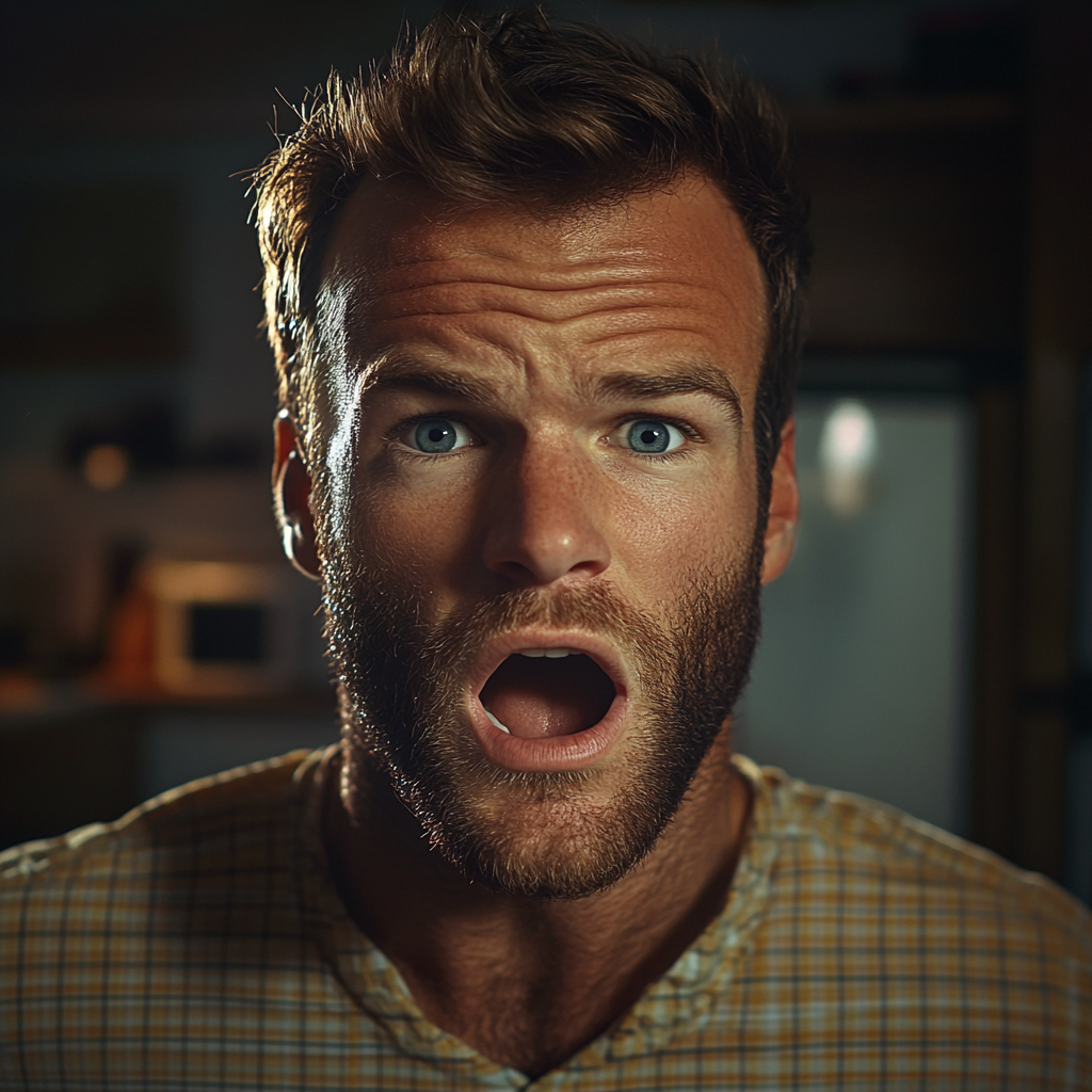 A startled man | Source: No source