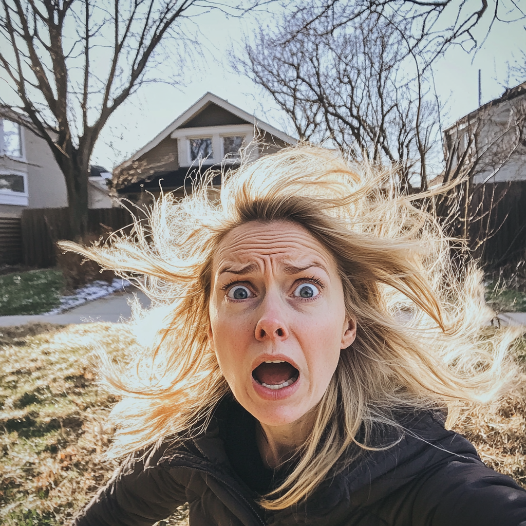 A frantic woman | Source: No source