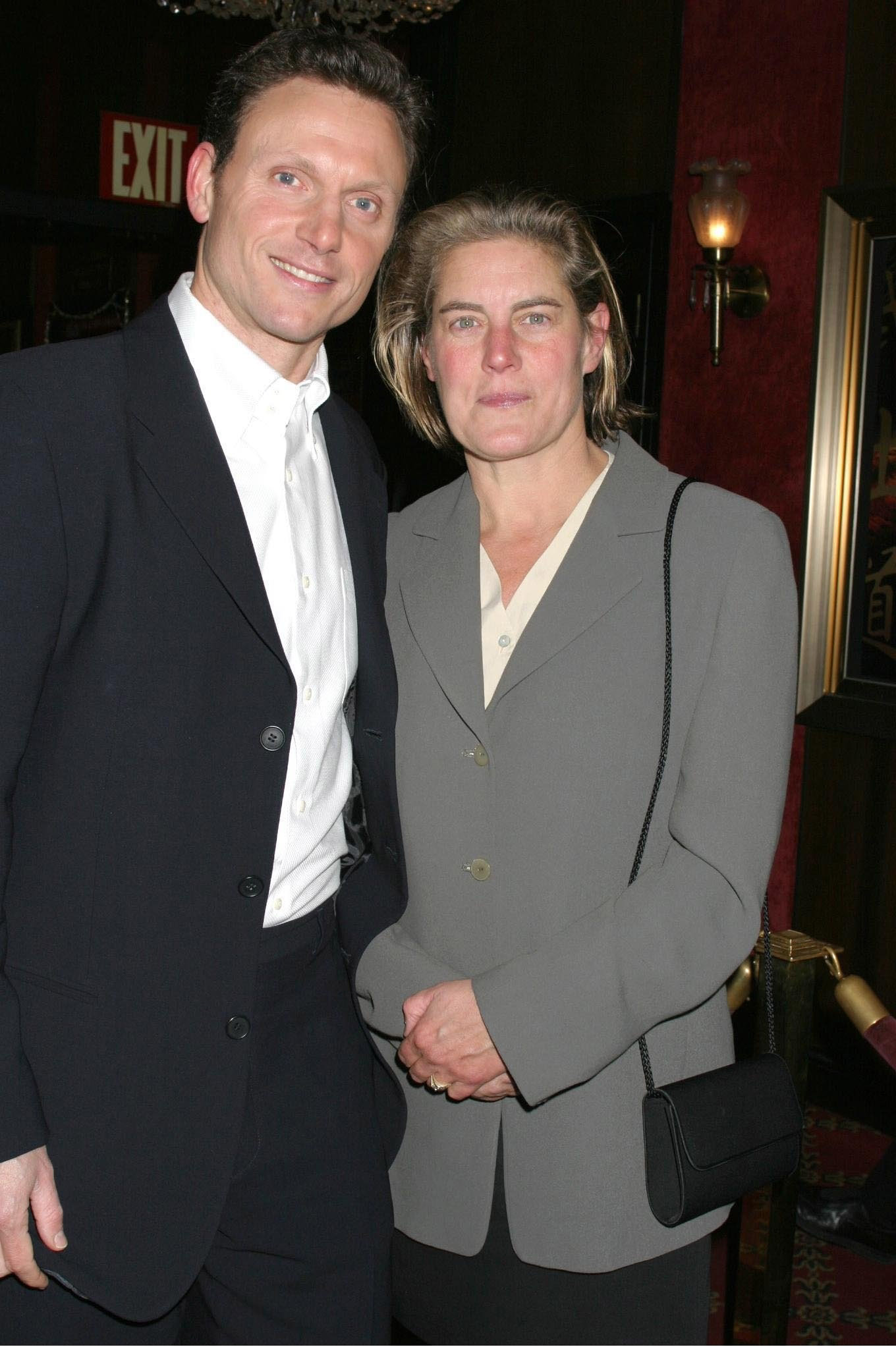 Tony Goldwyn and Jane Musky during the premiere of "The Last Samurai" at Ziegfeld Theater in New York, 2003. | Source: Getty Images