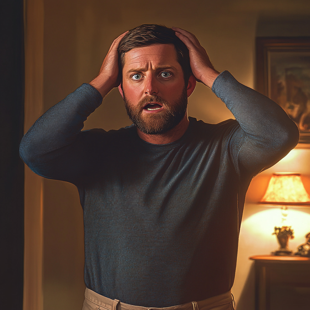 A nervous man | Source: No source
