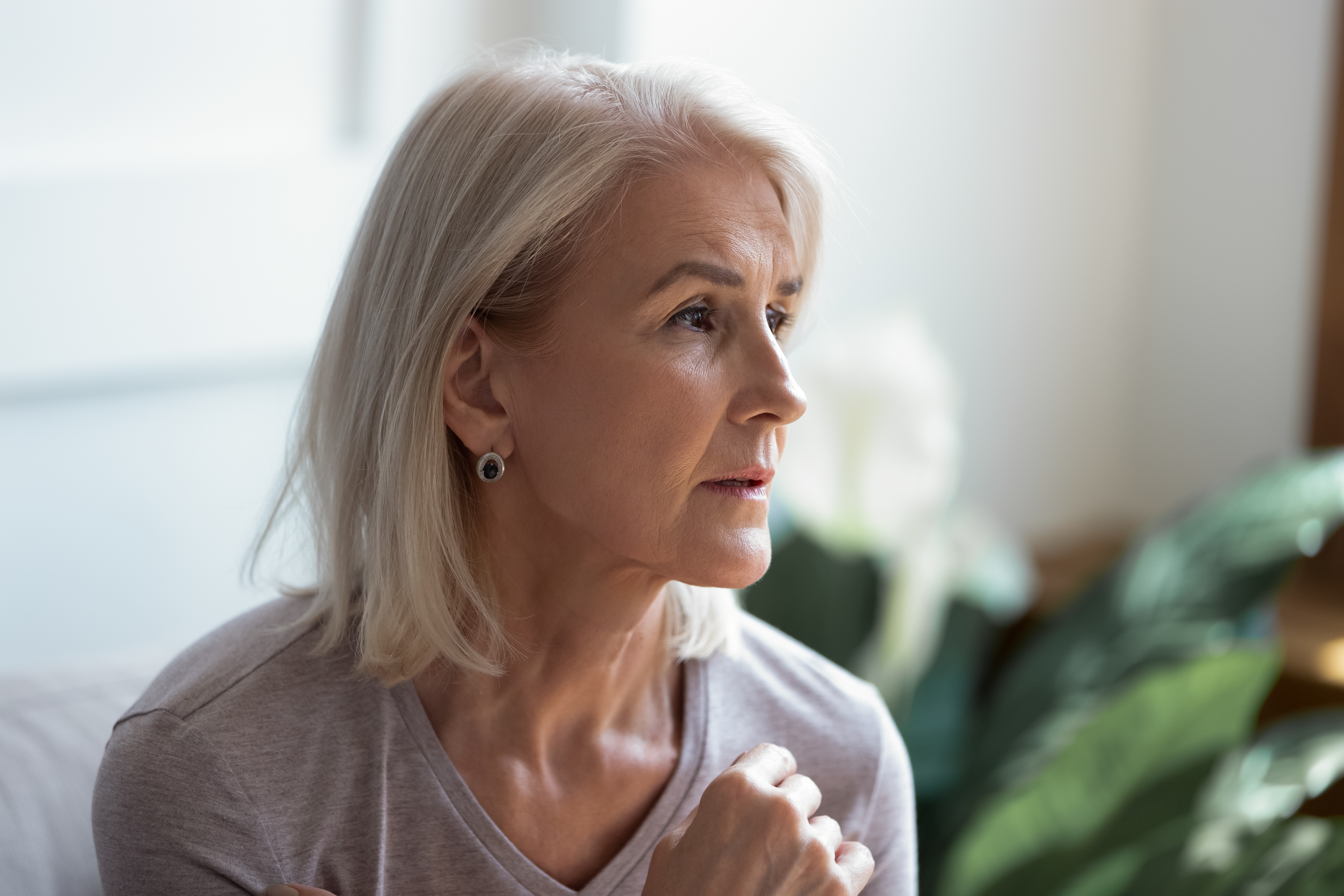 A woman in deep thought | Source: Shutterstock