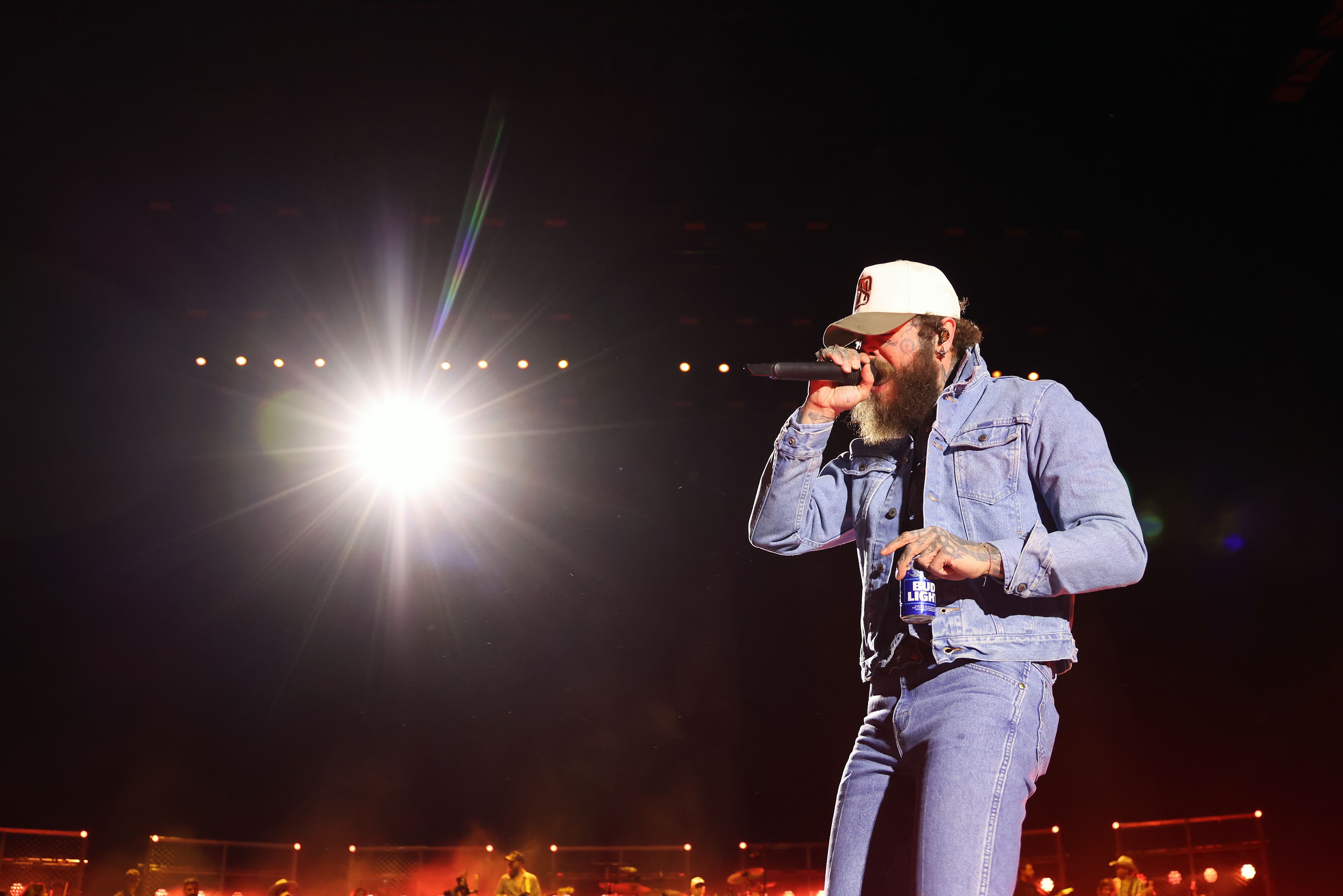 Post Malone performs at the T-Mobile Mane Stage during the 2026 Stagecoach Festival at Empire Polo Club on April 26, 2026 in Indio, California. | Source: Getty Images