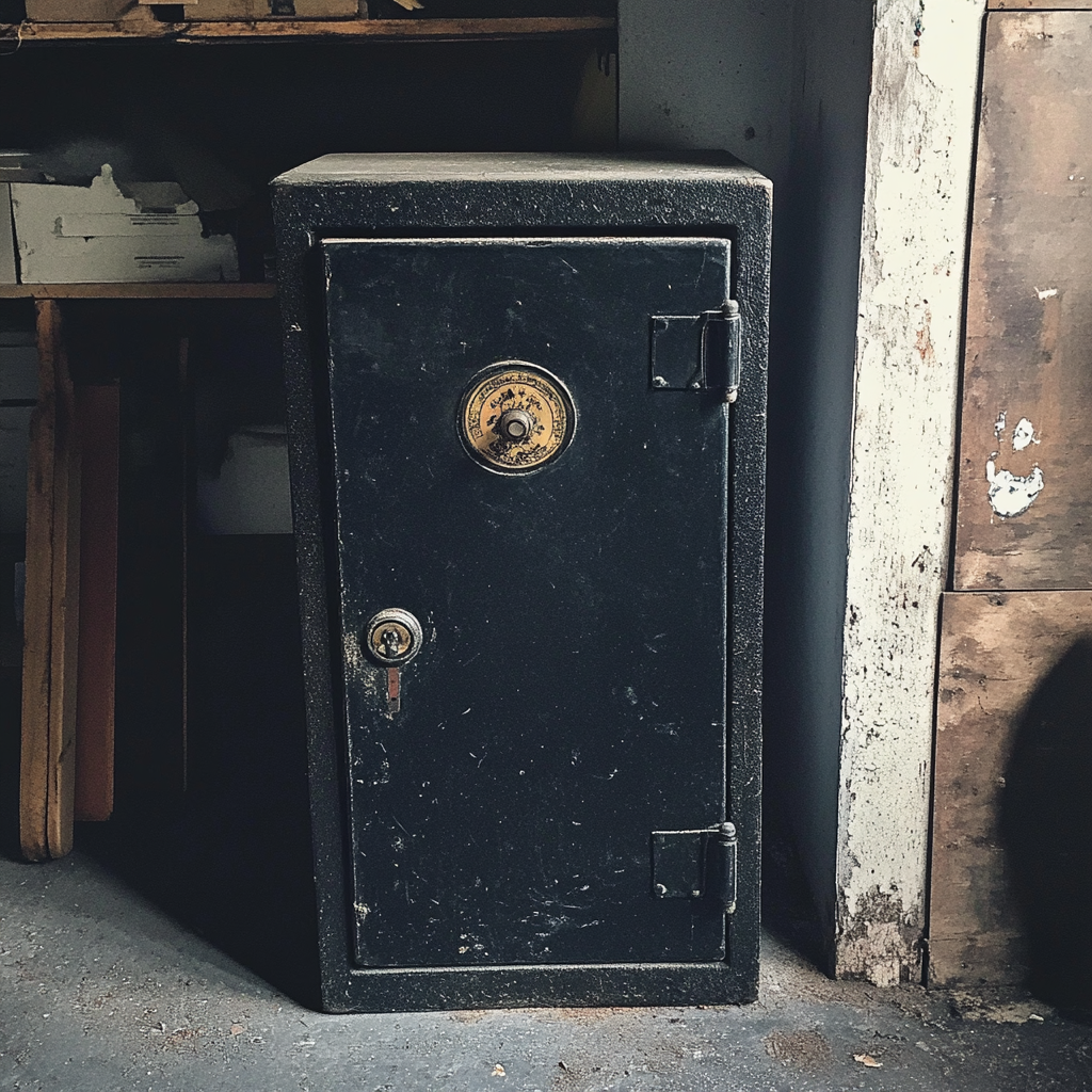 A safe in a garage | Source: no source