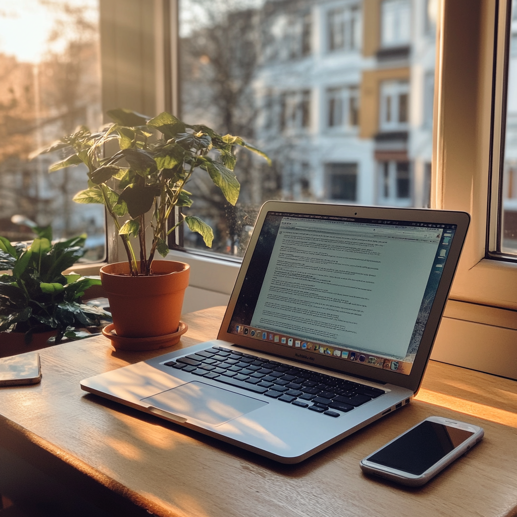 An open laptop | Source: no source