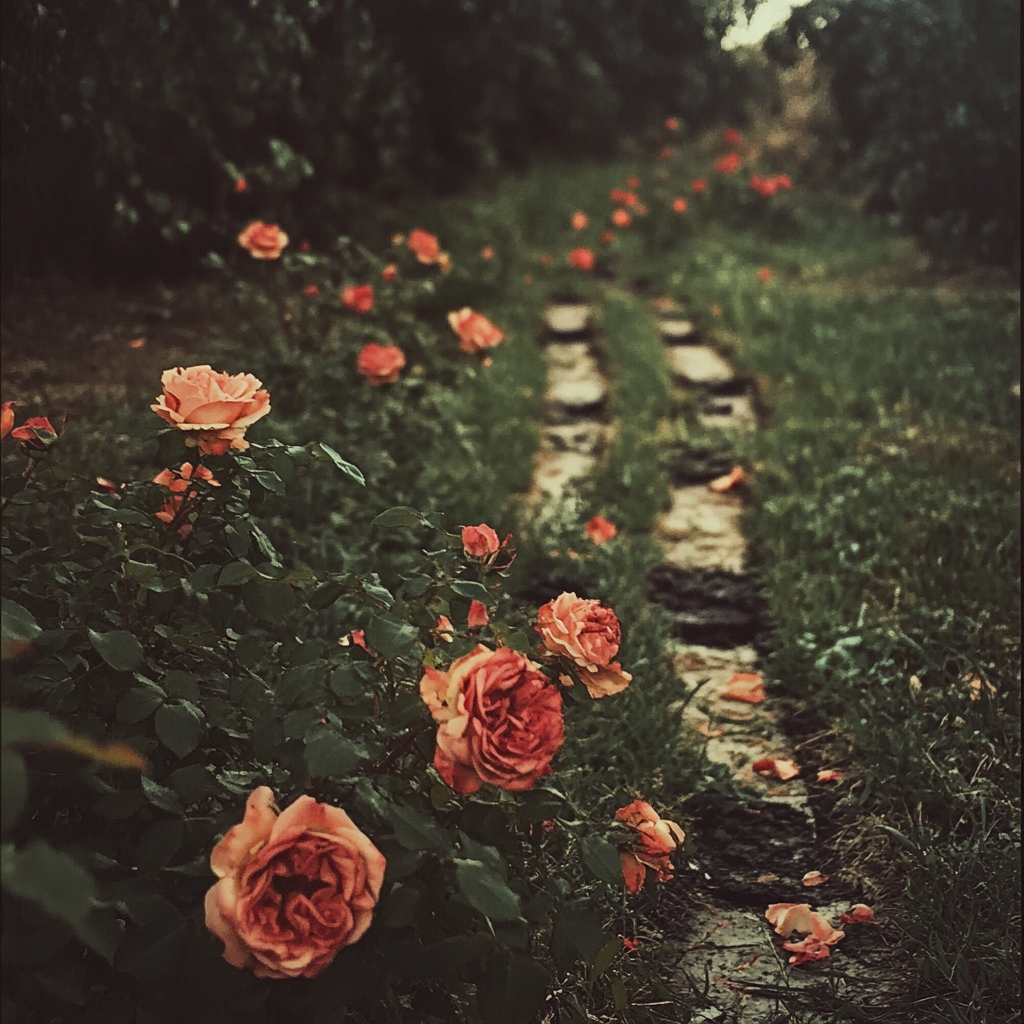 A damaged rose bush | Source: No source