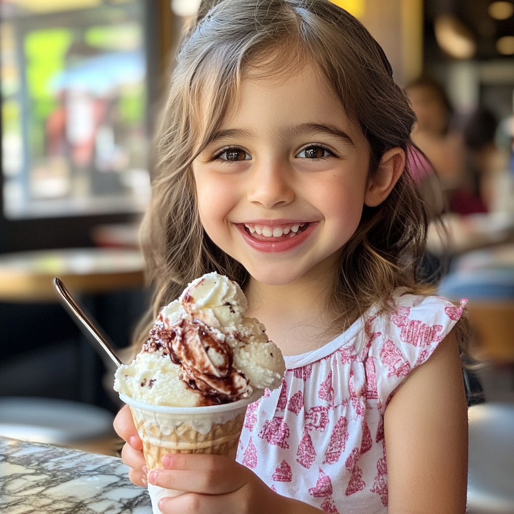 A smiling little girl | Source: No source
