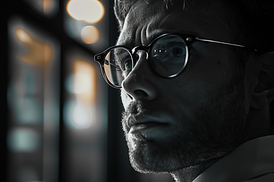A man looking at someone | Source: No source