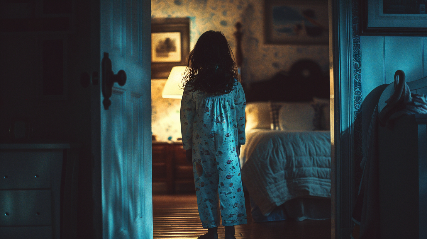 Girl sleepwalking | Source: No source