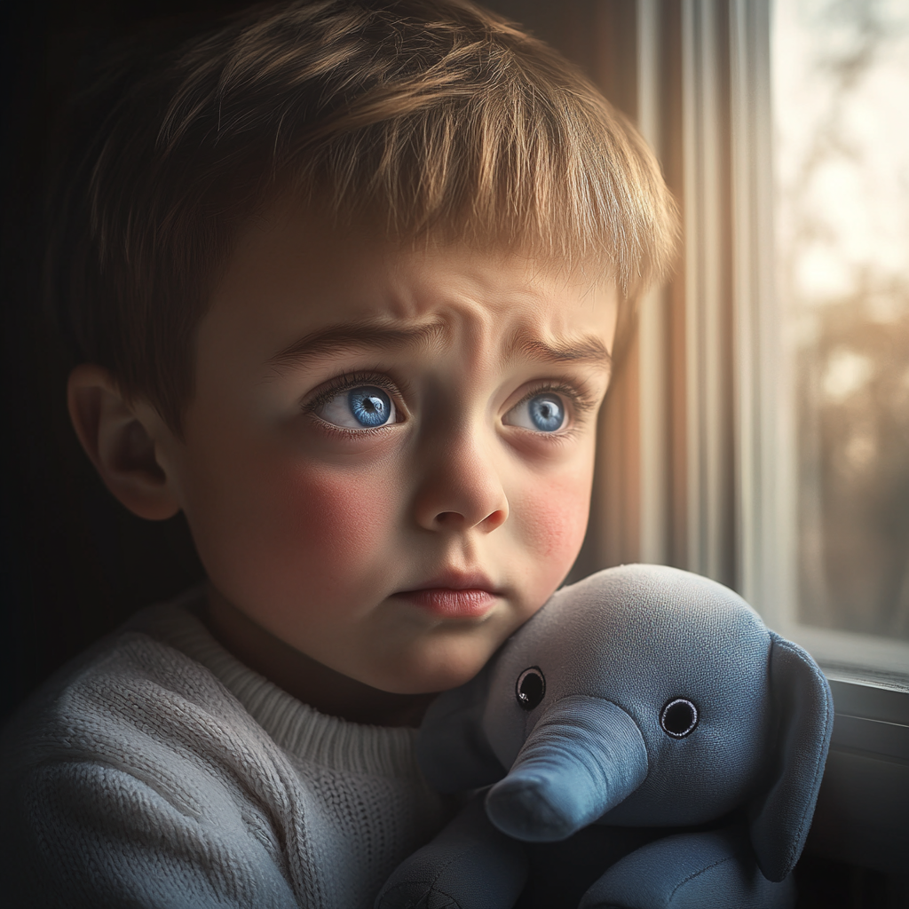 A heartbroken boy looking outside the window | Source: no source