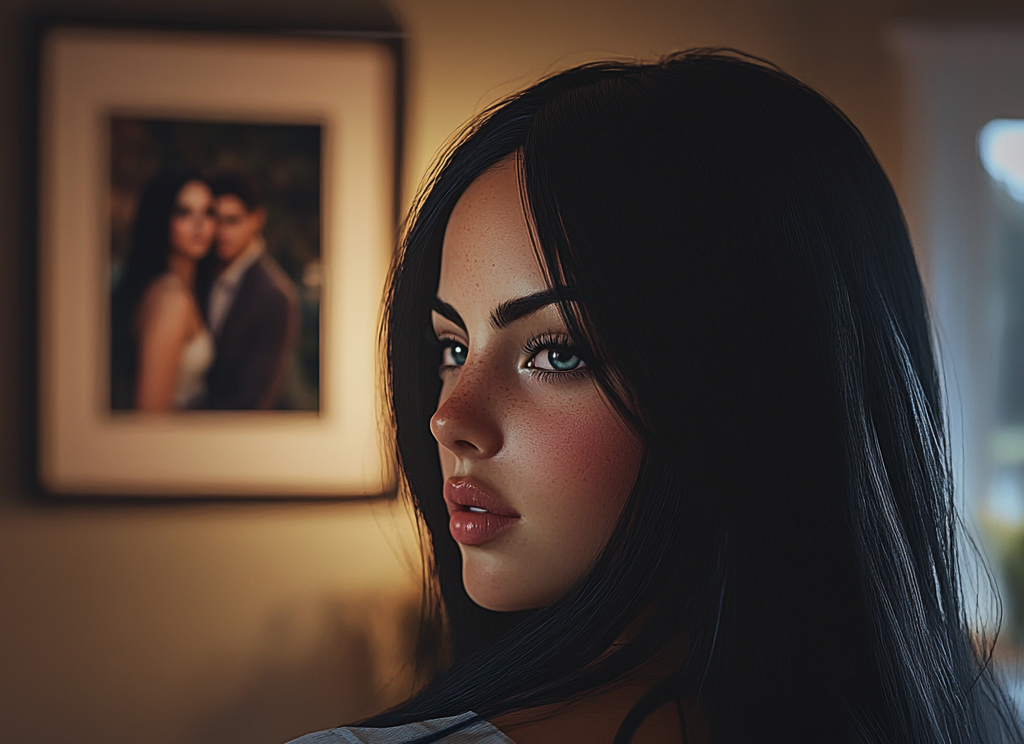 A doubtful woman looking at someone | Source: no source