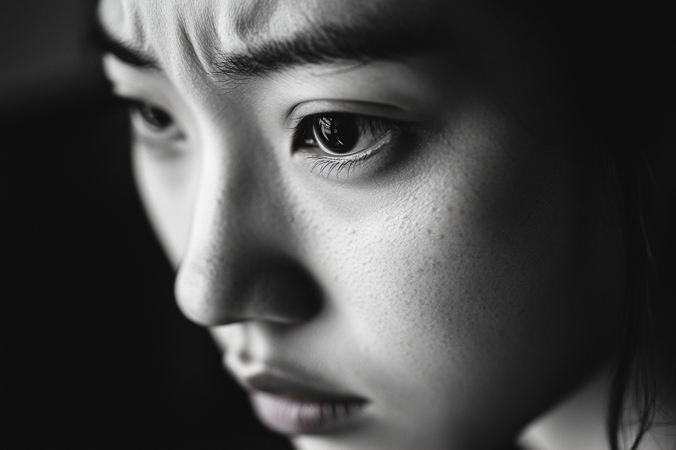 A grim-looking woman | Source: No source