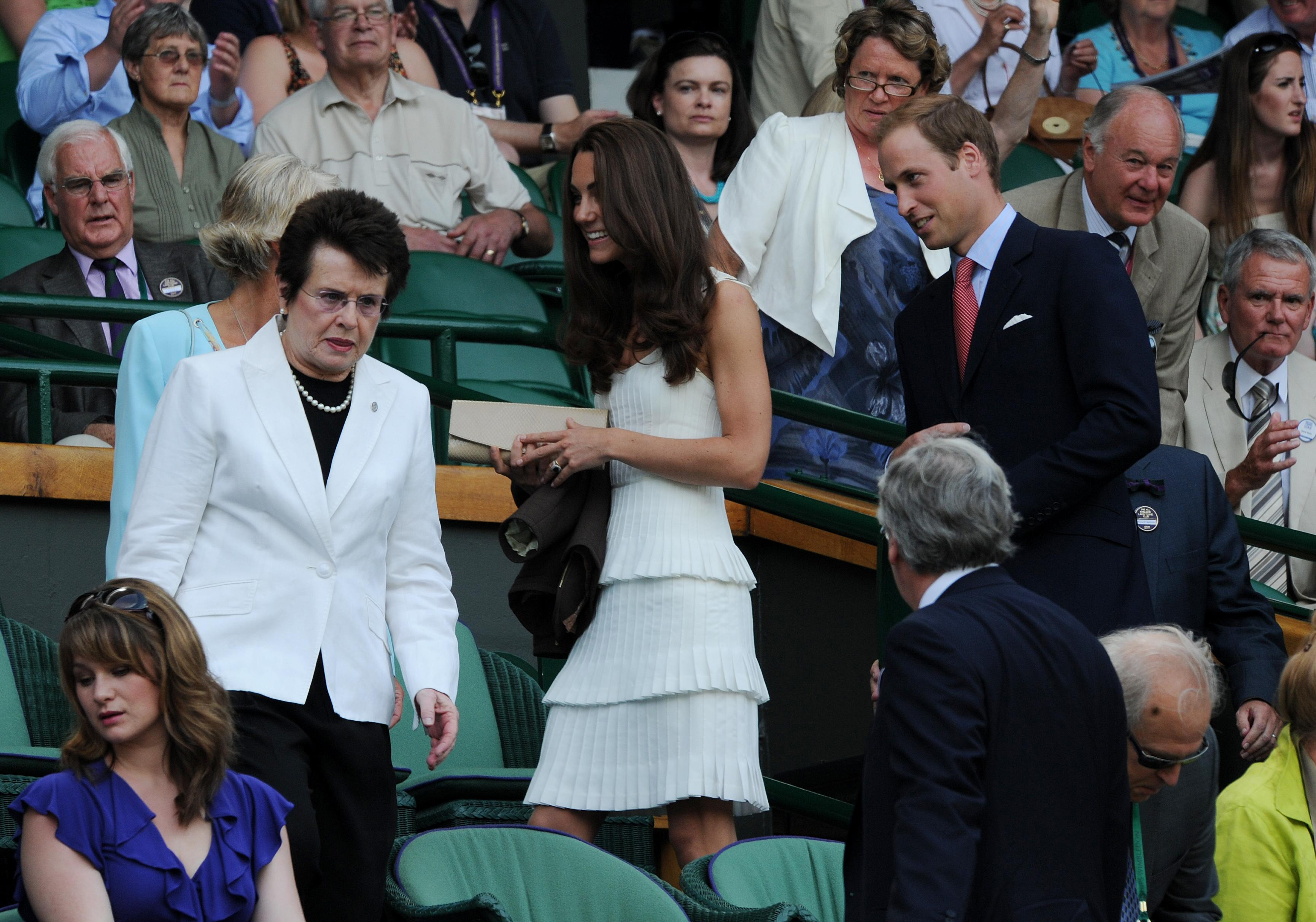The Princess and Prince of Wales in the Royal Box on Centre Court during day seven of the 2011 Wimbledon Championships at the All England Lawn Tennis and Croquet Club in London. | Source: Getty Images