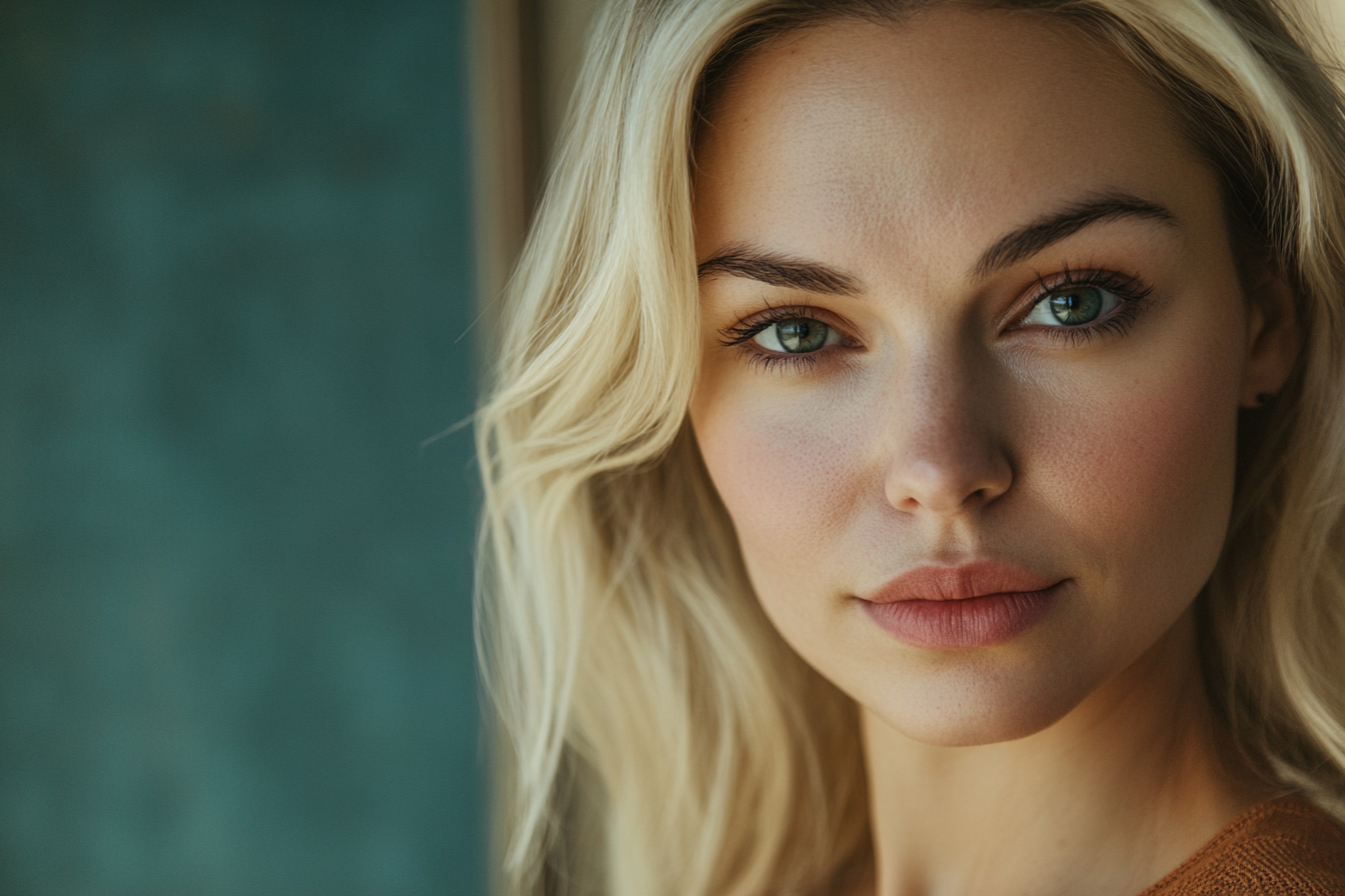 A woman smirking faintly | Source: no source