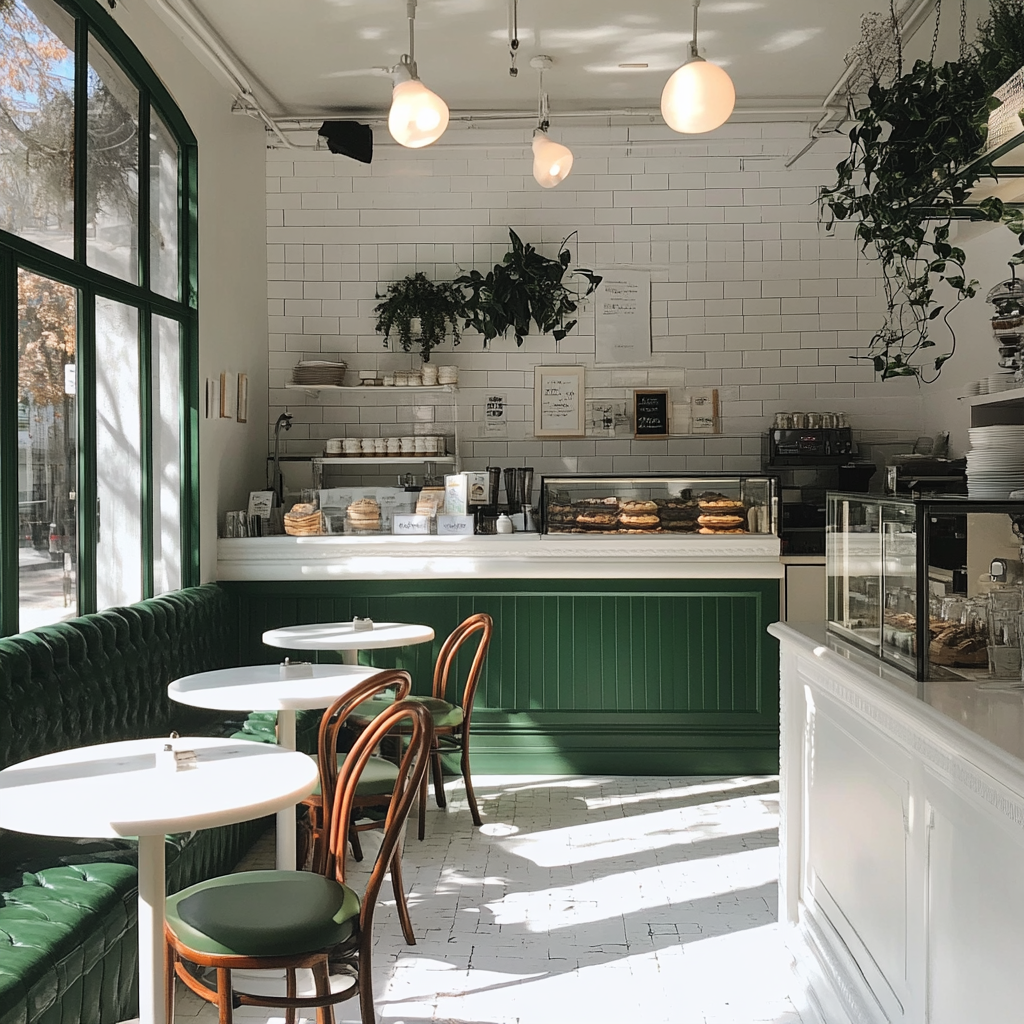 The interior of a bakery | Source: No source