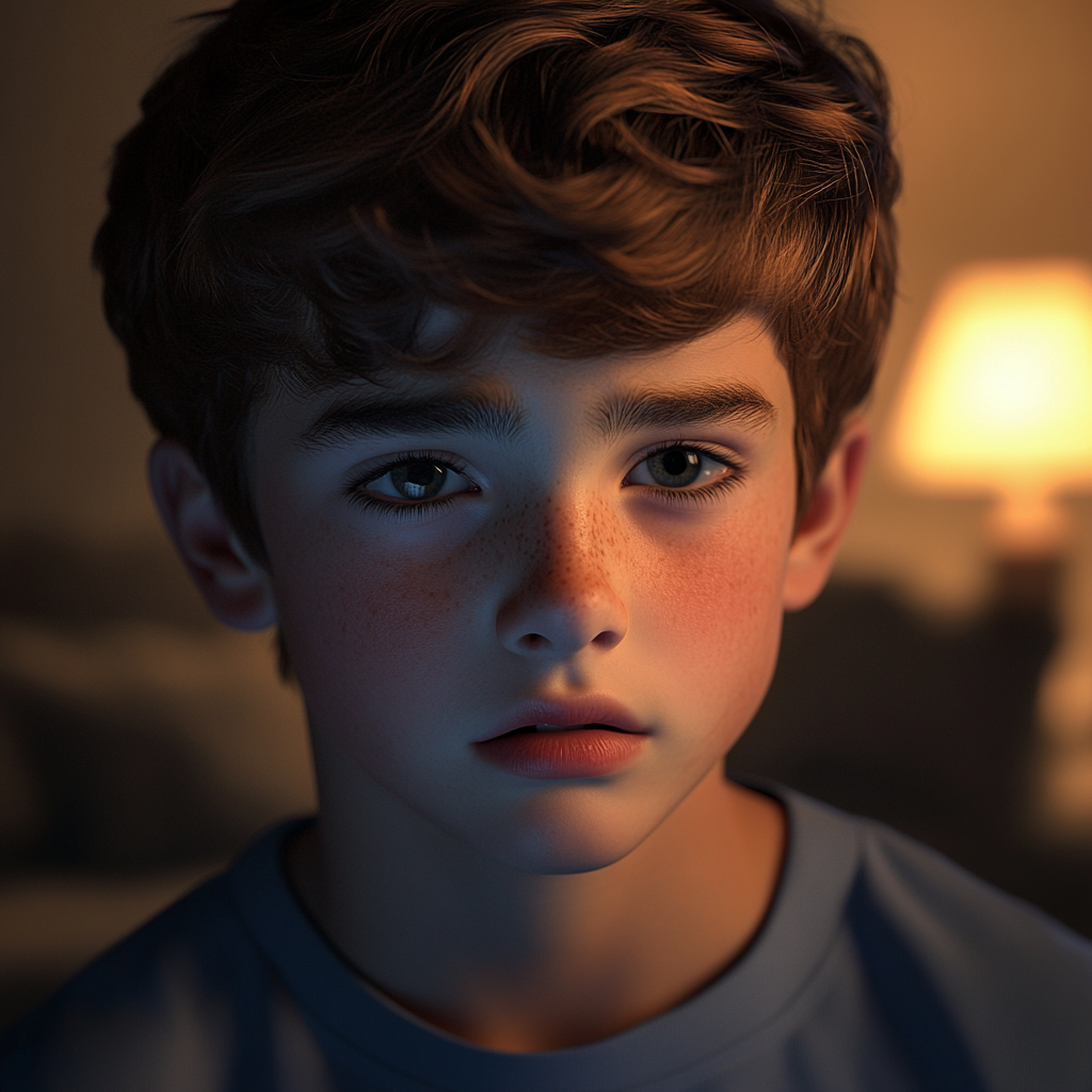 A worried teenage boy | Source: no source