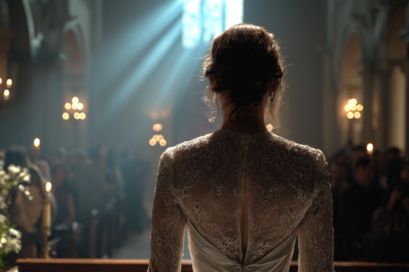 A woman at her wedding | Source: no source
