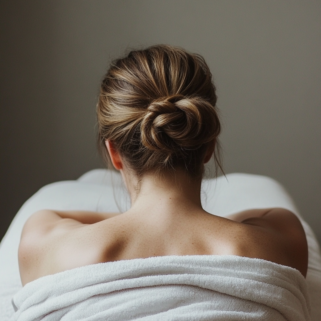 A woman getting a massage | Source: No source