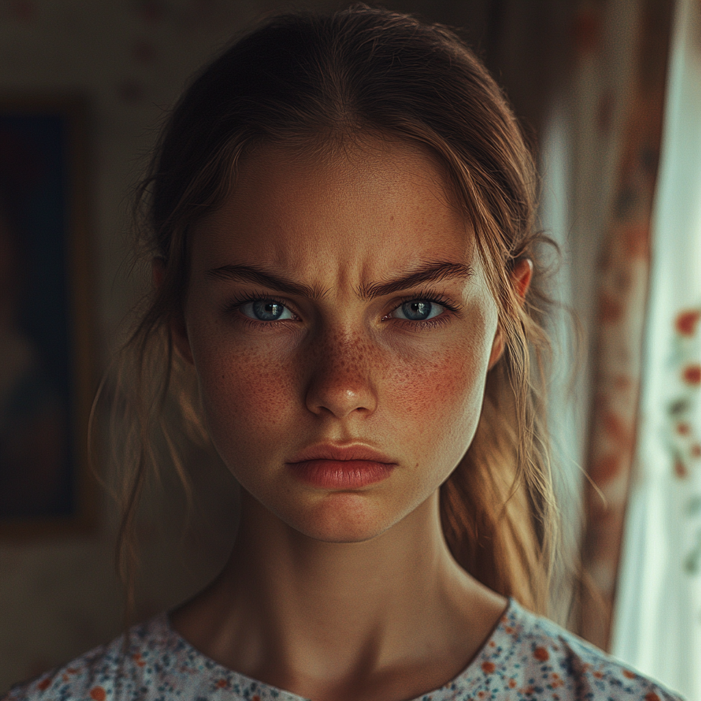 An upset girl | Source: no source