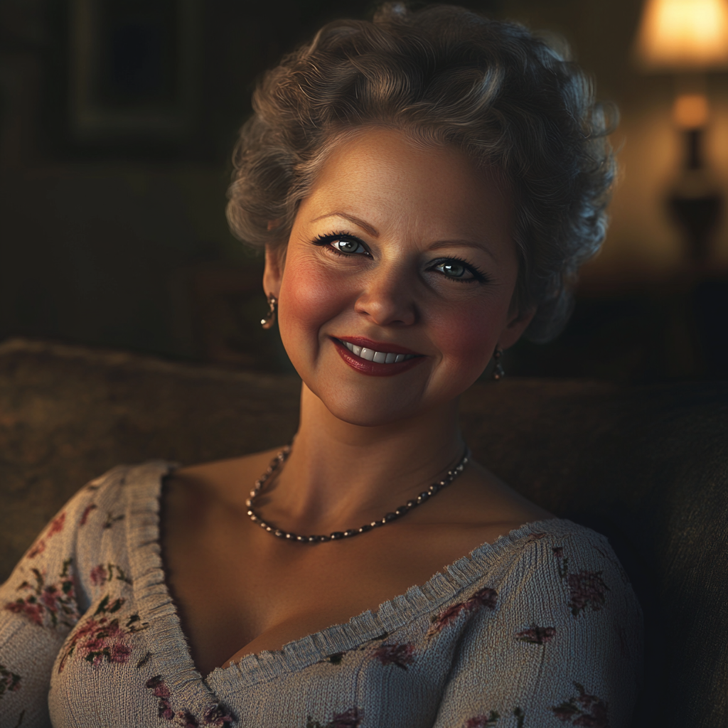 A senior woman looking at someone with a sweet smile | Source: no source