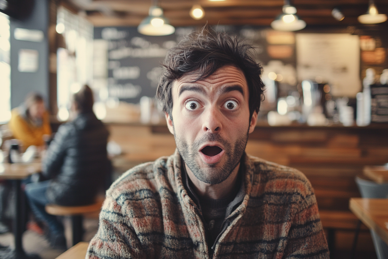 A shocked man | Source: No source