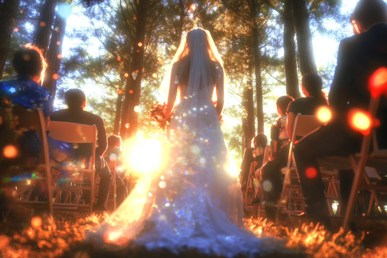 A wedding in a forest | Source: no source