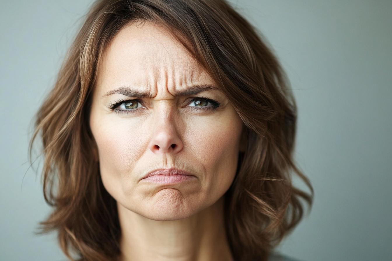 A frowning woman | Source: No source