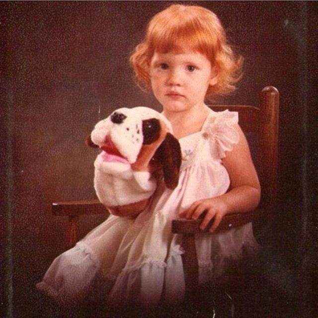 The actress as a child | Source: Facebook
