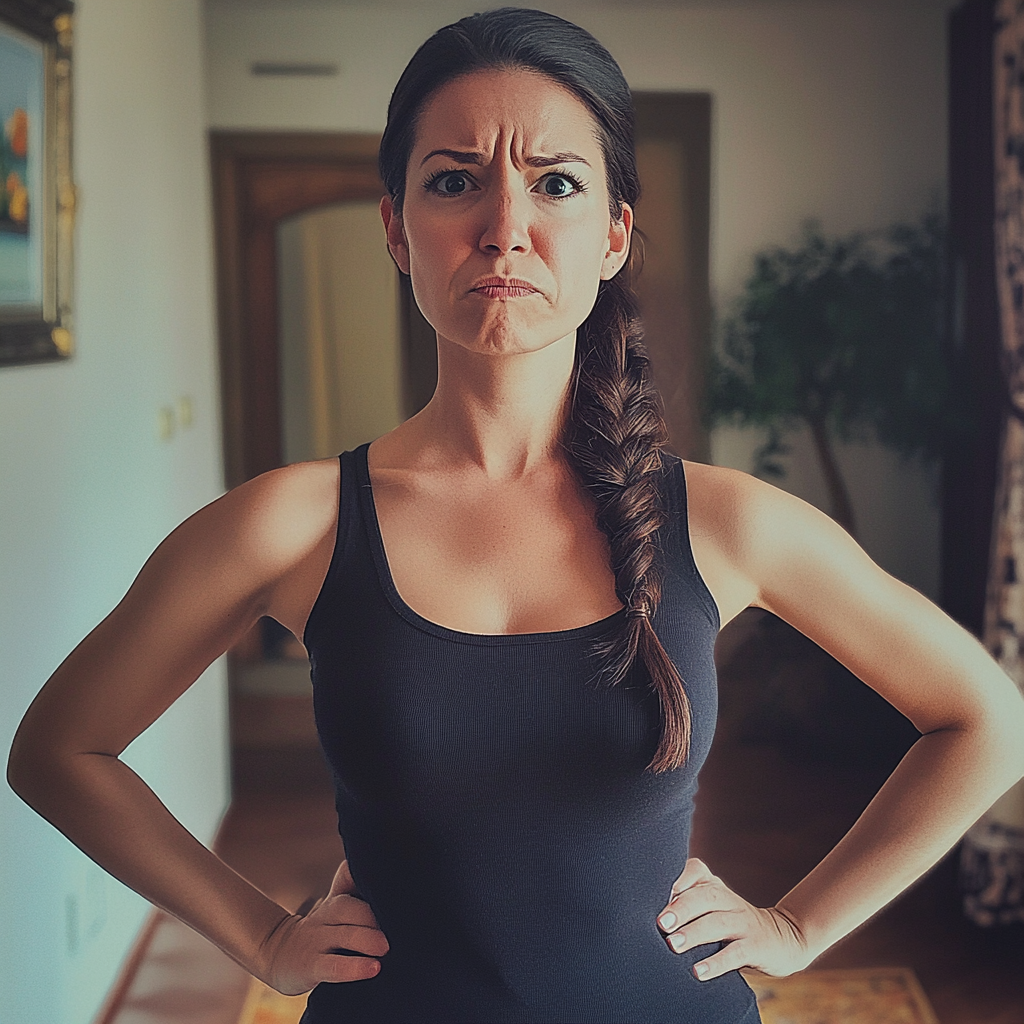 A woman with her hands on her hips | Source: no source