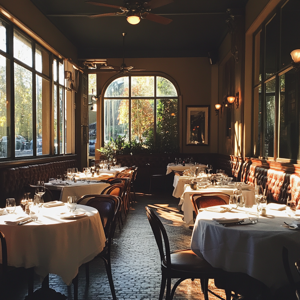 The interior of a restaurant | Source: no source