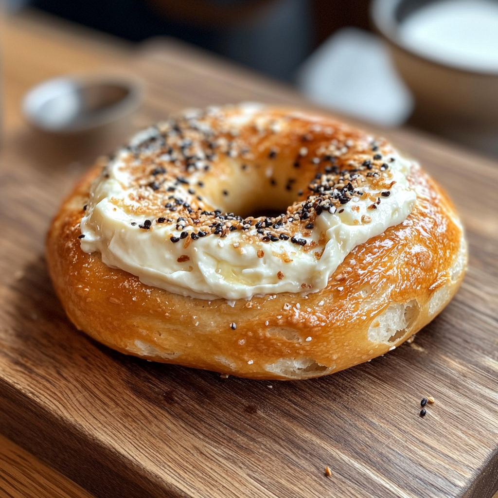 A toasted bagel | Source: No source