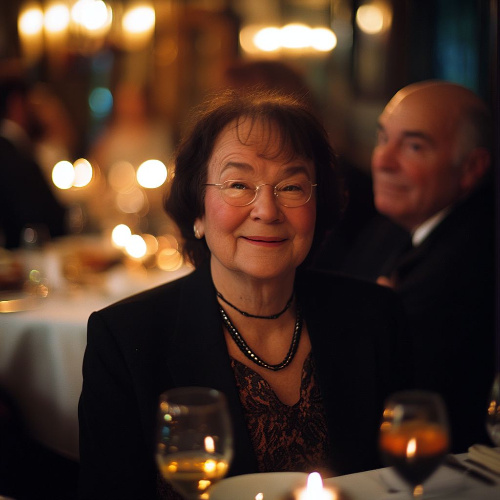 A happy woman talking | Source: No source