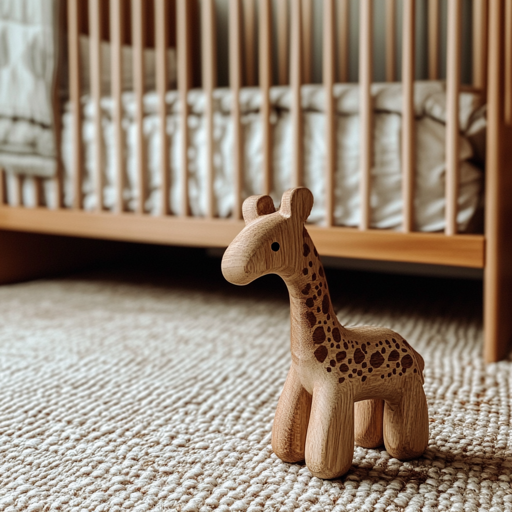 A wooden toy in a nursery | Source: no source