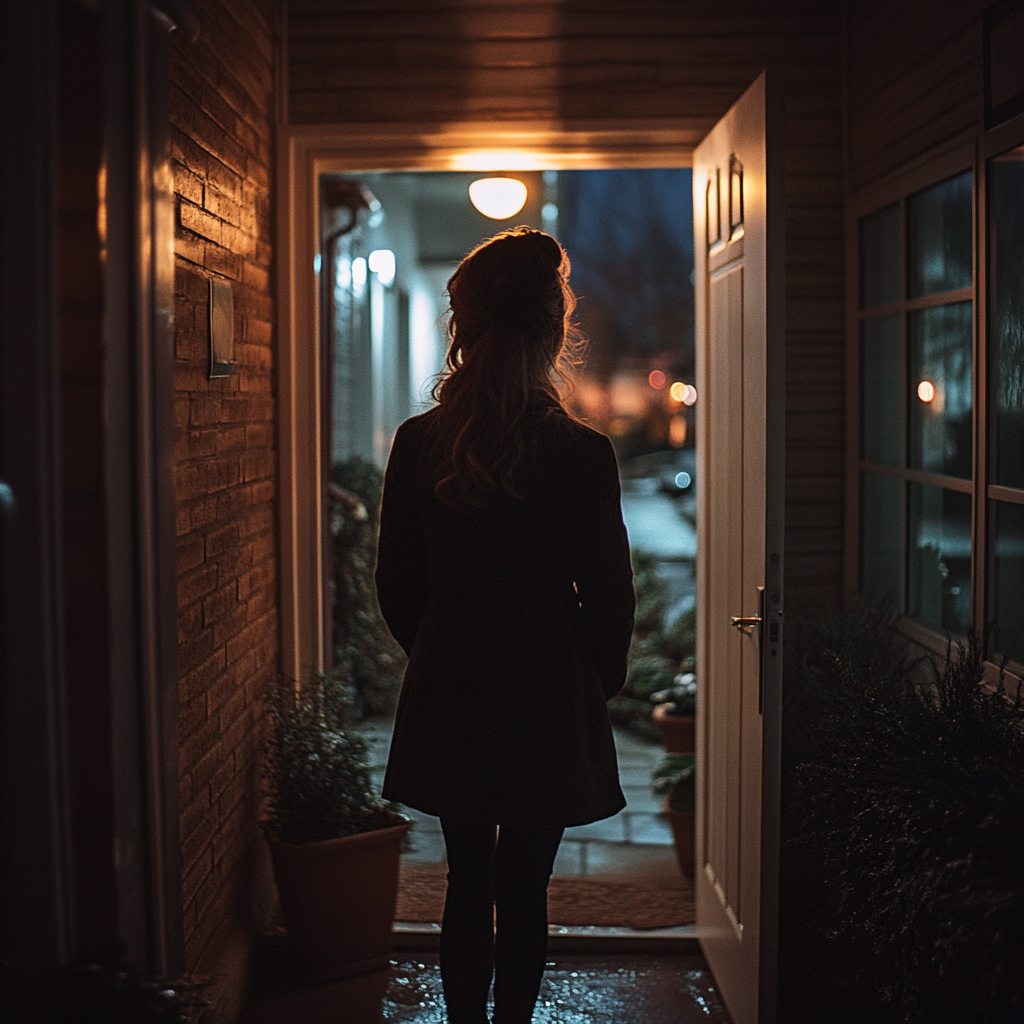 A woman leaving | Source: No source